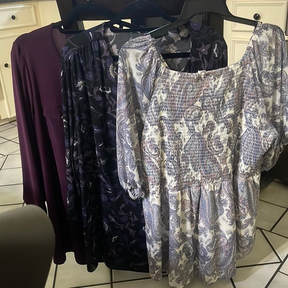 Tops - Lot of 3 Plus Sized Tops